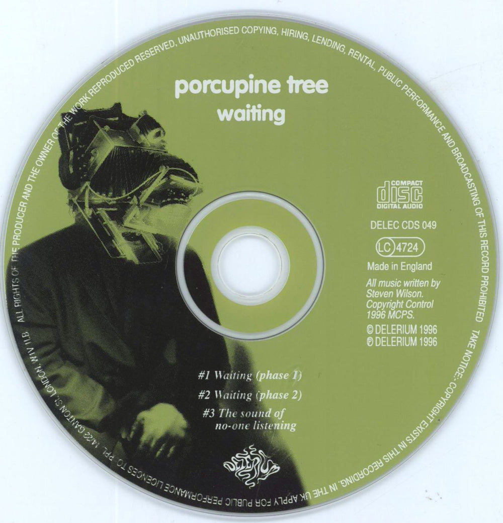 Porcupine Tree Waiting UK CD single (CD5 / 5") PCUC5WA624364