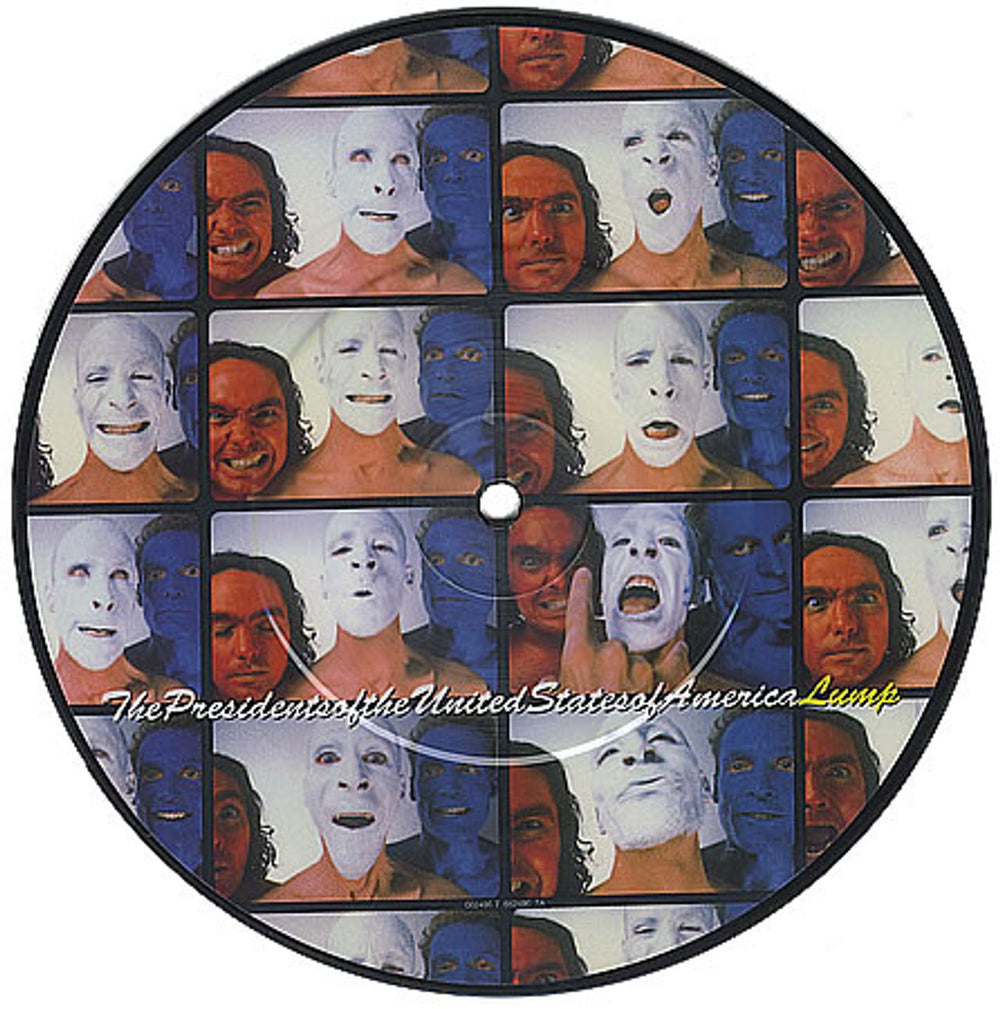 Presidents Of The USA Lump UK 7" vinyl picture disc (7 inch picture disc single) 6624967