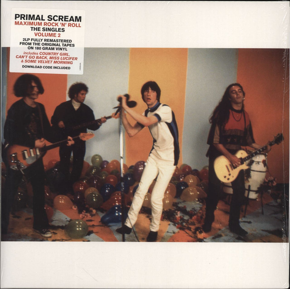 Primal Scream Maximum Rock 'N' Roll The Singles Volume 2 - 180gm UK 2-LP vinyl record set (Double LP Album) 19075933811