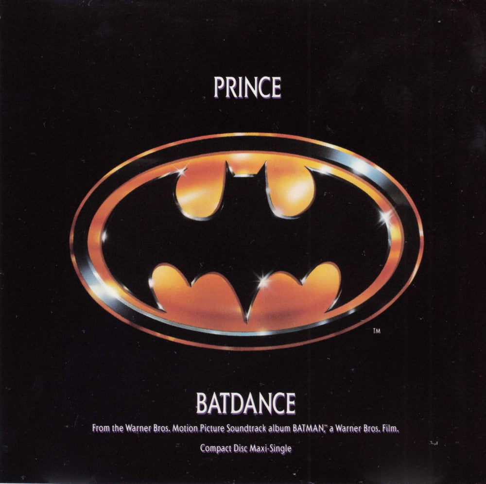 Prince Batdance US CD single (CD5 / 5") 921257-2