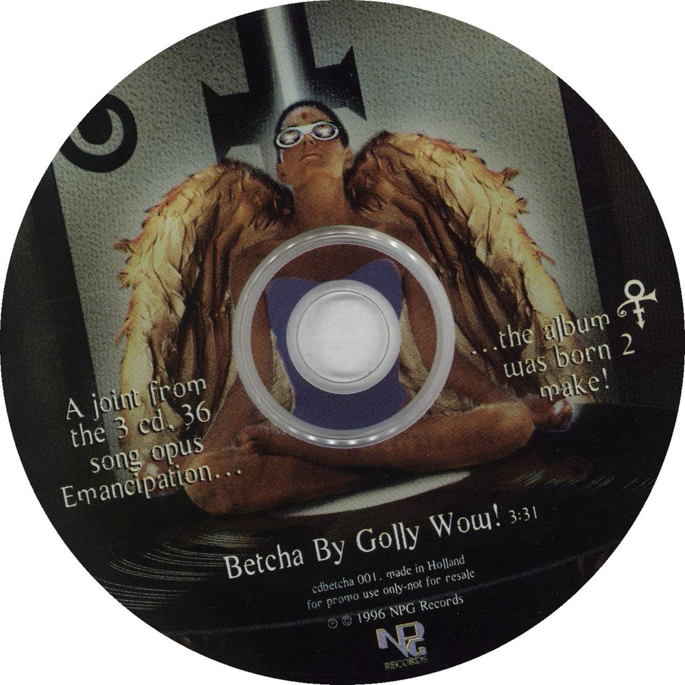 Prince Betcha By Golly Wow! Dutch Promo CD single (CD5 / 5") CDBETCHA001