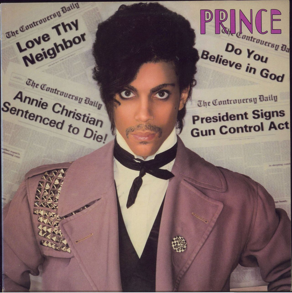 Prince Controversy US vinyl LP album (LP record) BSK3601