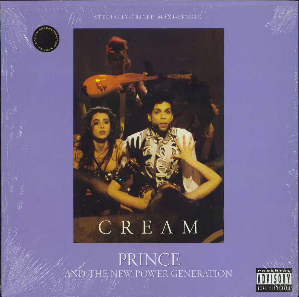 Prince Cream - Hype-Stickered Shrink US 12" vinyl single (12 inch record / Maxi-single) 940197-0