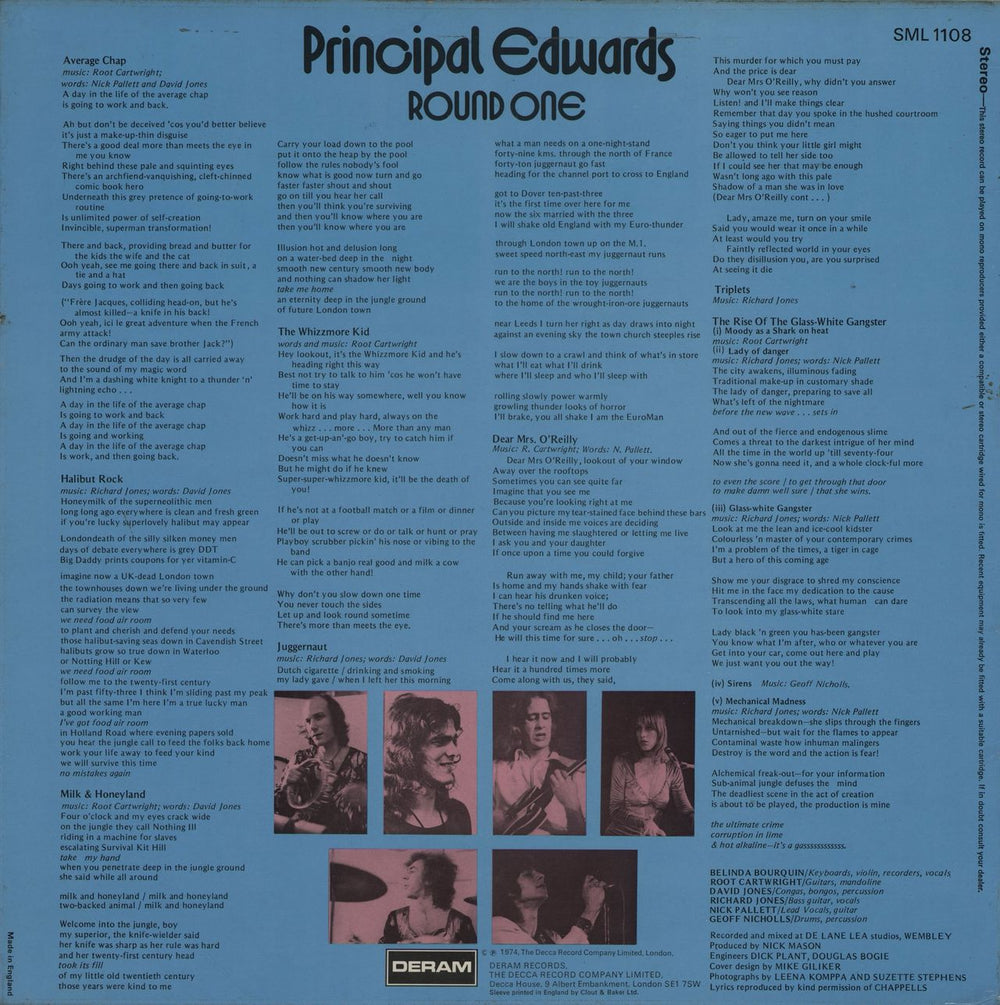 Principal Edwards Magic Theatre Round One UK vinyl LP album (LP record)