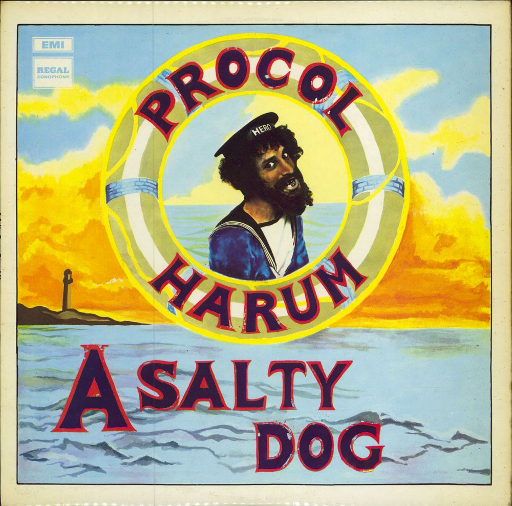 Procol Harum A Salty Dog UK vinyl LP album (LP record) SLRZ1009