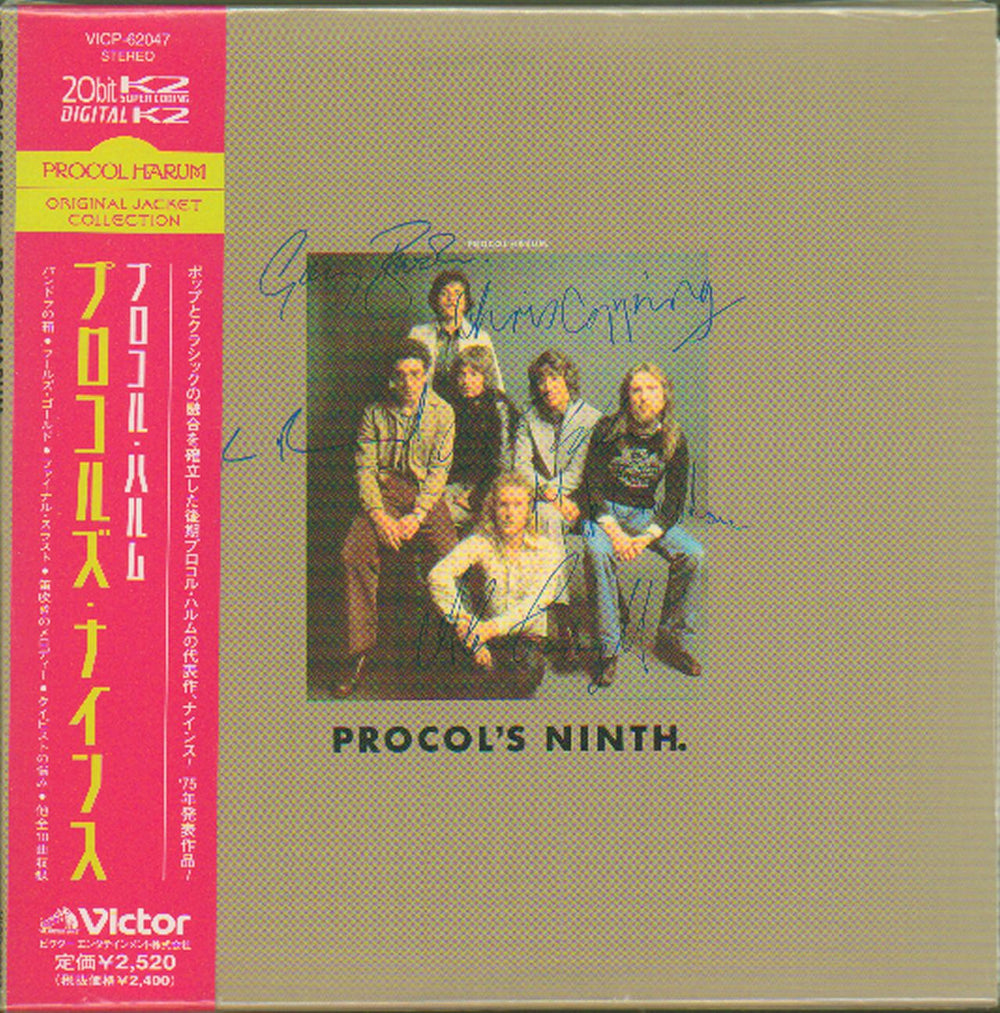 Procol Harum Procol's Ninth Japanese Promo CD album (CDLP) VICP-64106