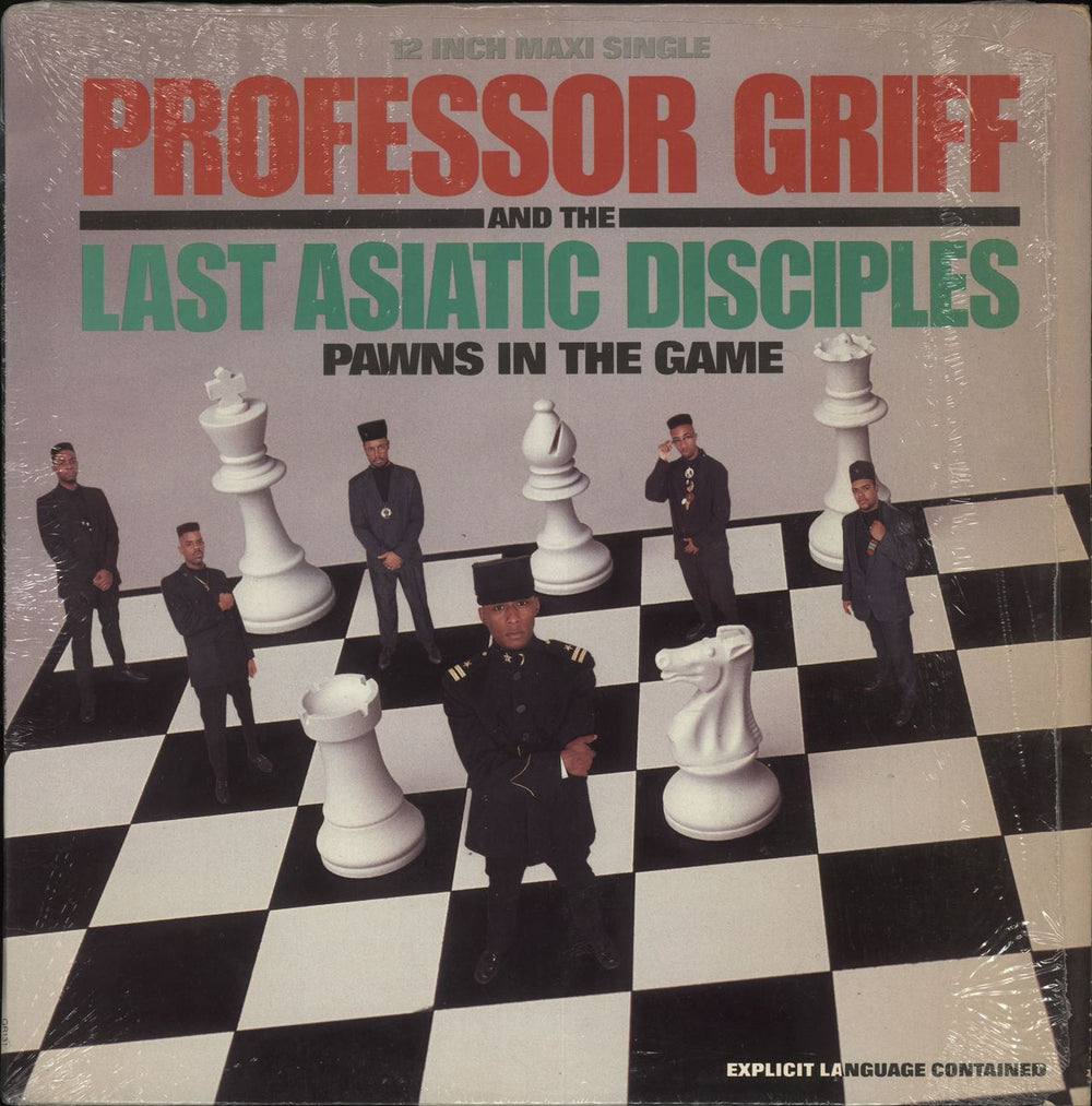 Professor Griff Pawns In The Game US 12" vinyl single (12 inch record / Maxi-single) GR131