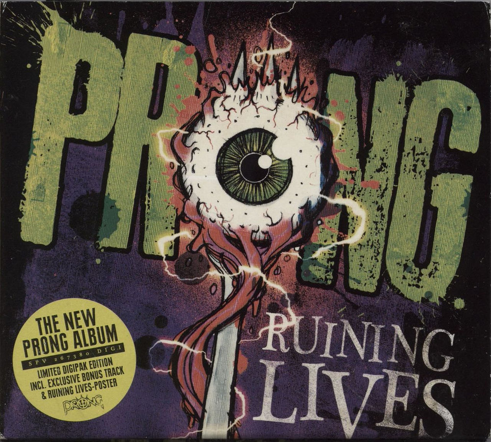 Prong Ruined Lives UK CD album (CDLP) SPV267380