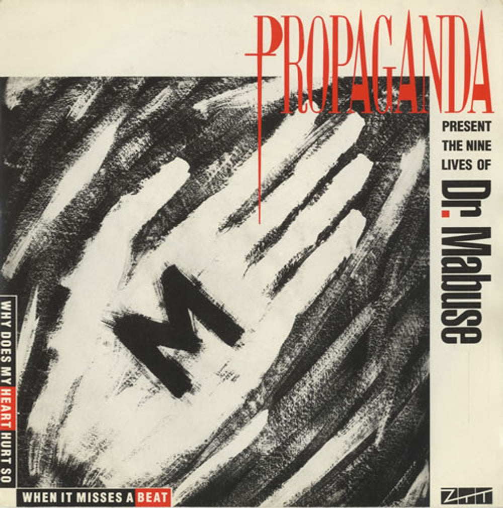 Propaganda Dr Mabuse (A Paranoid Fantasy) - 2u UK 7" vinyl single (7 inch record / 45) ZTAS2