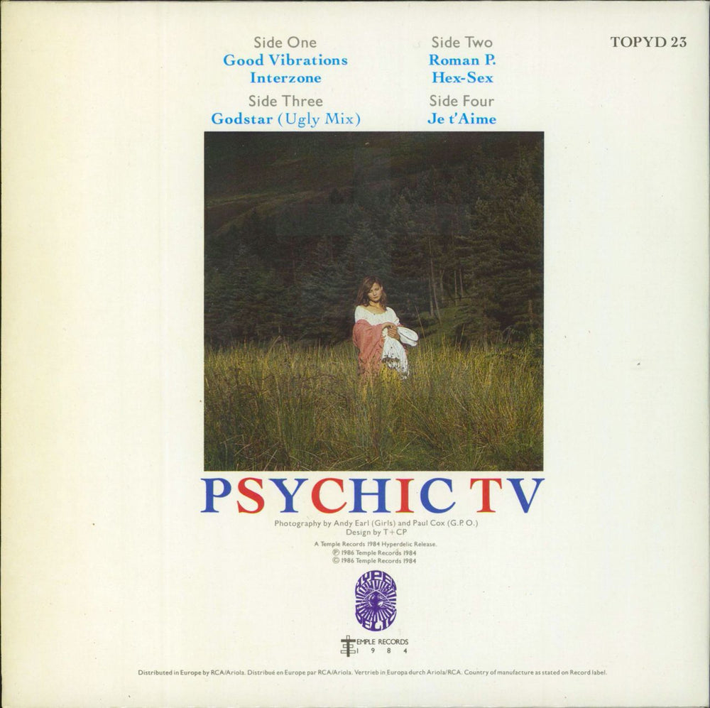 Psychic TV Good Vibrations - Double Pack - Hype Stickered UK 7" vinyl single (7 inch record / 45)