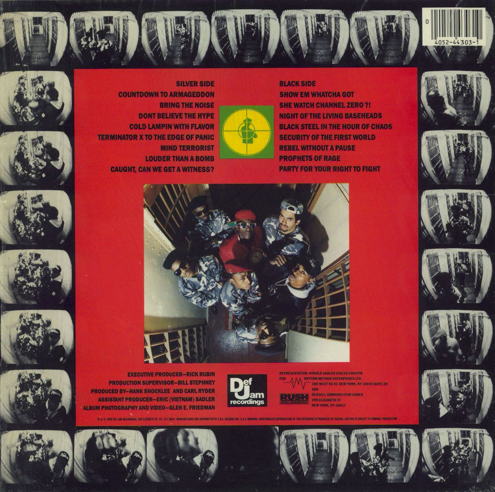 Public Enemy It Takes A Nation Of Millions To Hold Us Back - US p/s Dutch vinyl LP album (LP record) 5099746241513