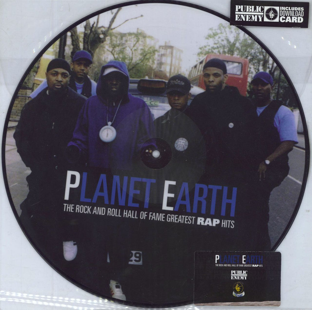 Public Enemy Planet Earth: The Rock And Roll Hall Of Fame Greatest Rap Hits US picture disc LP (vinyl picture disc album) MVD5766LP