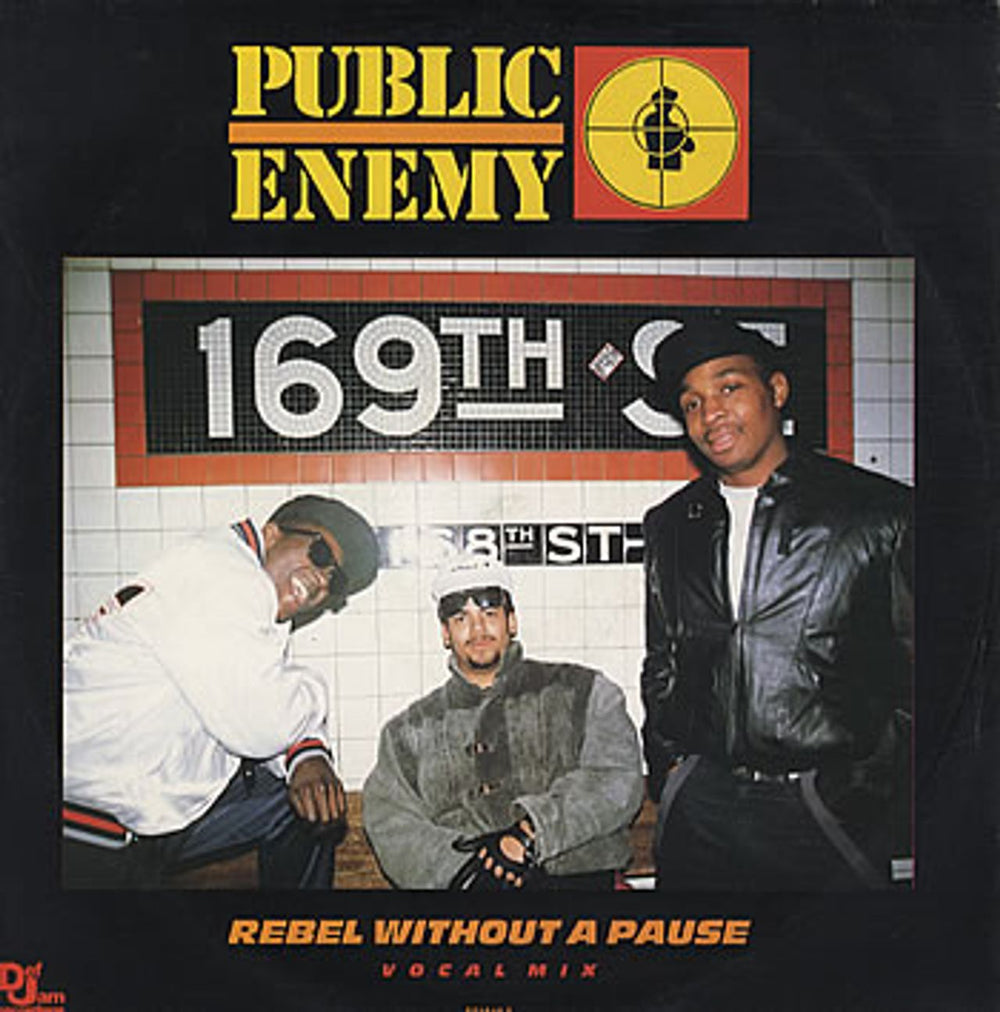 Public Enemy Rebel Without A Pause UK 12" vinyl single (12 inch record / Maxi-single) 6512456