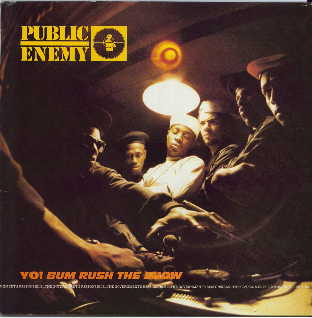 Public Enemy Yo! Bum Rush The Show + insert UK vinyl LP album (LP record) 4504821