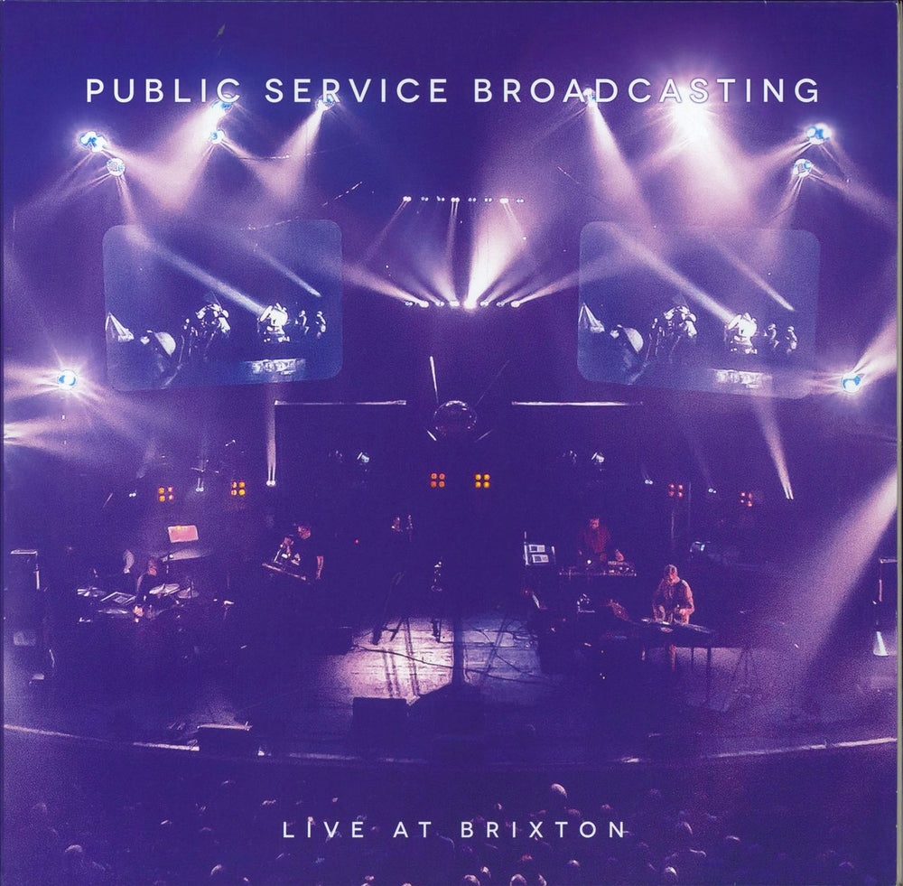 Public Service Broadcasting Live At Brixton - Blue Vinyl + DVD UK 2-LP vinyl record set (Double LP Album) TCRVAL04X