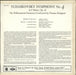 Pyotr Ilyich Tchaikovsky Symphony No. 4 in F Minor, Op.36 UK vinyl LP album (LP record)