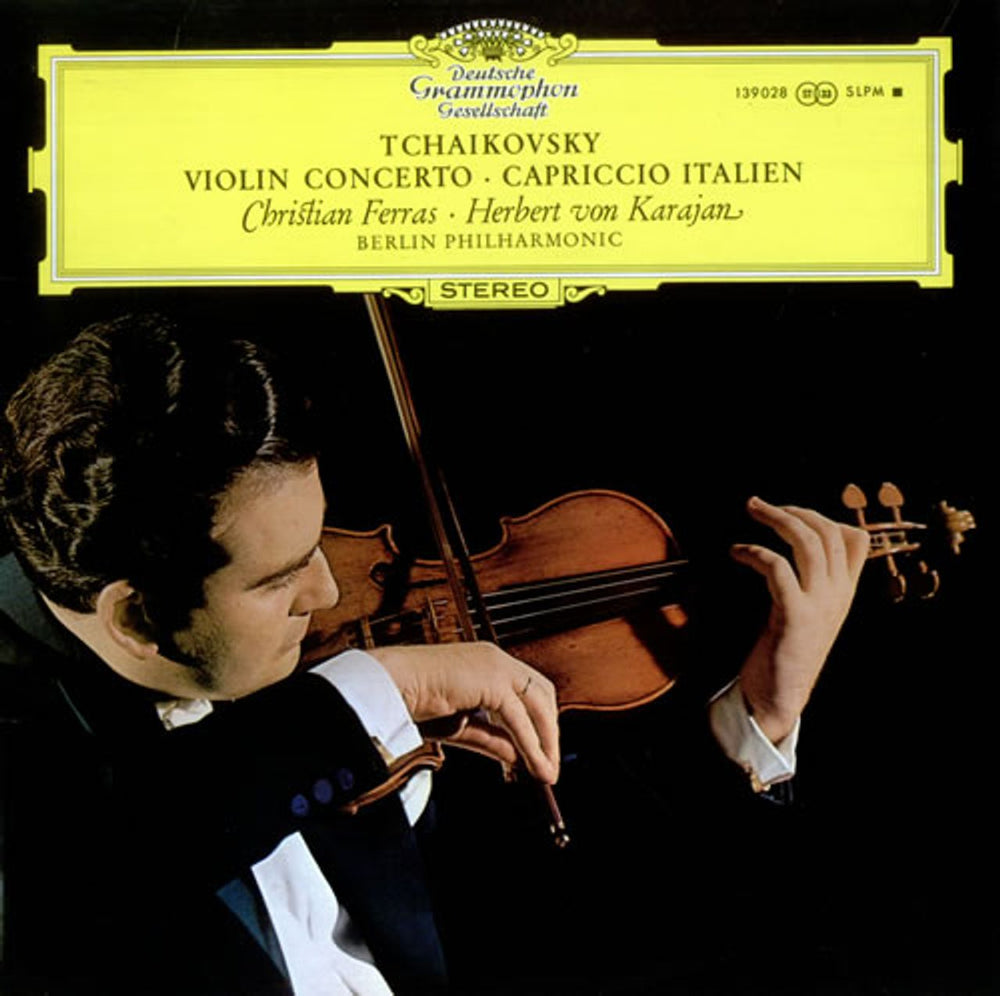 Pyotr Ilyich Tchaikovsky Violin Concerto / Capriccio Italien UK vinyl LP album (LP record) 139028