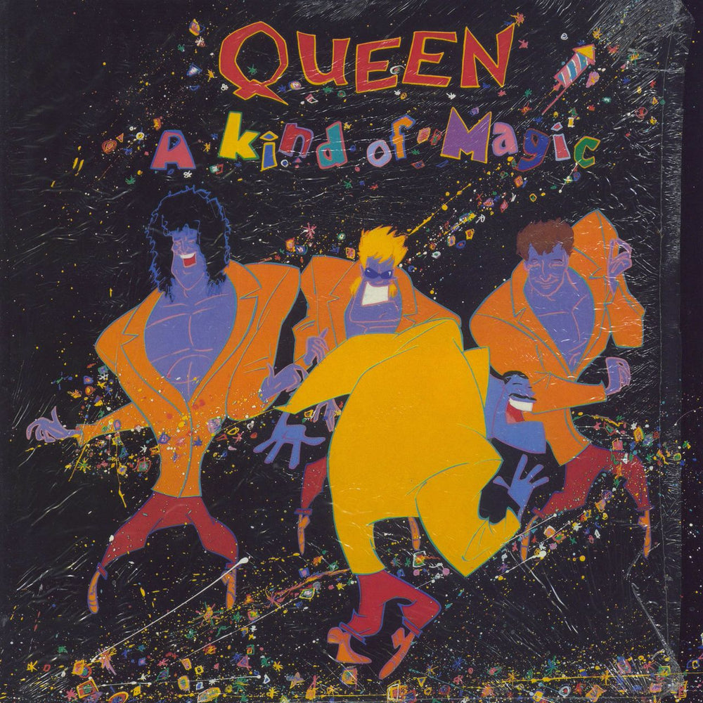 Queen A Kind Of Magic - Open Shrink UK vinyl LP album (LP record) EU3509