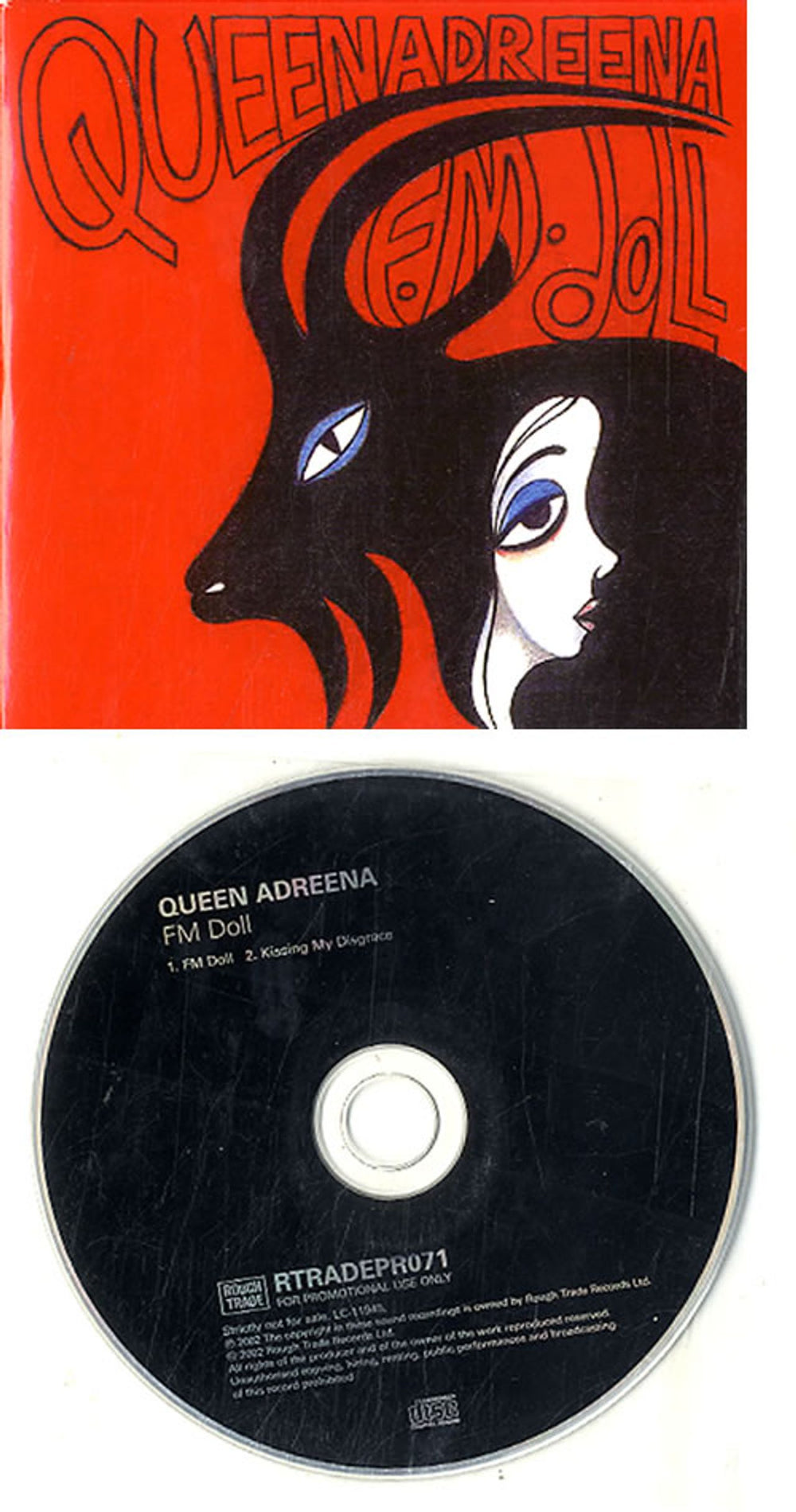 Queen Adreena F.M. Doll UK Promo 3-CD album set (Triple CD) QAD3CFM628431