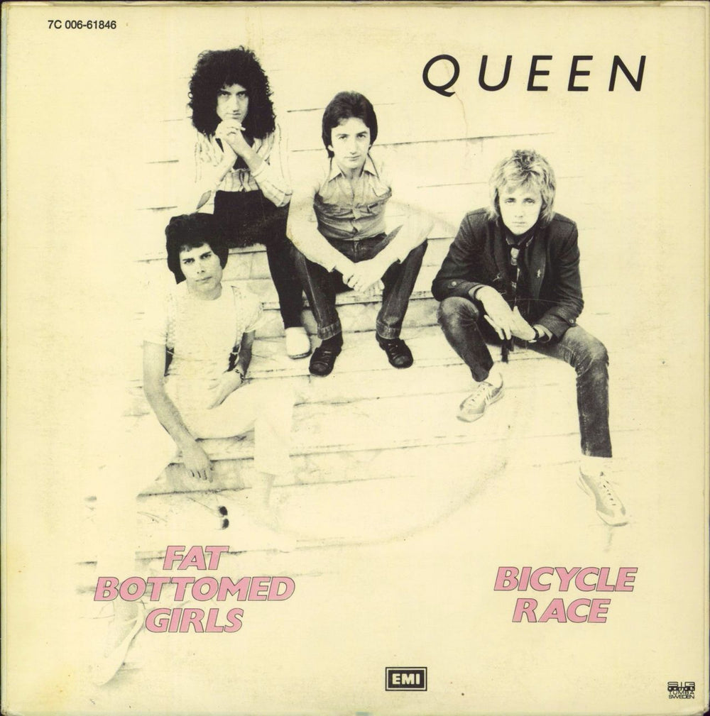 Queen Bicycle Race Swedish 7" vinyl single (7 inch record / 45)