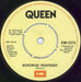 Queen Bohemian Rhapsody - Cream 4pr UK 7" vinyl single (7 inch record / 45) EMI2375