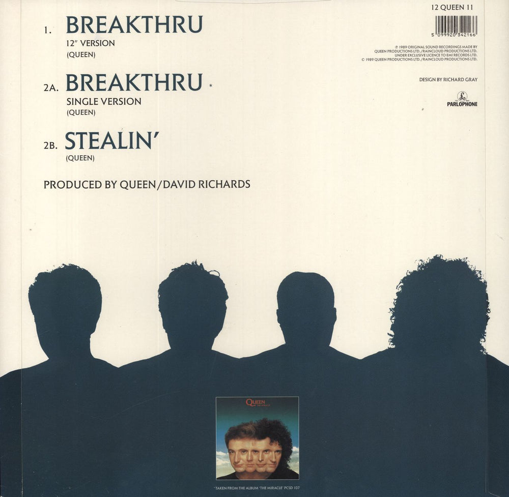 Queen Breakthru - EX UK 12" vinyl single (12 inch record / Maxi-single) 5099920342166