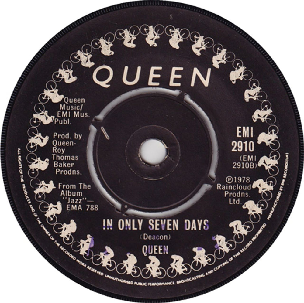 Queen Don't Stop Me Now UK 7" vinyl single (7 inch record / 45) QUE07DO50292