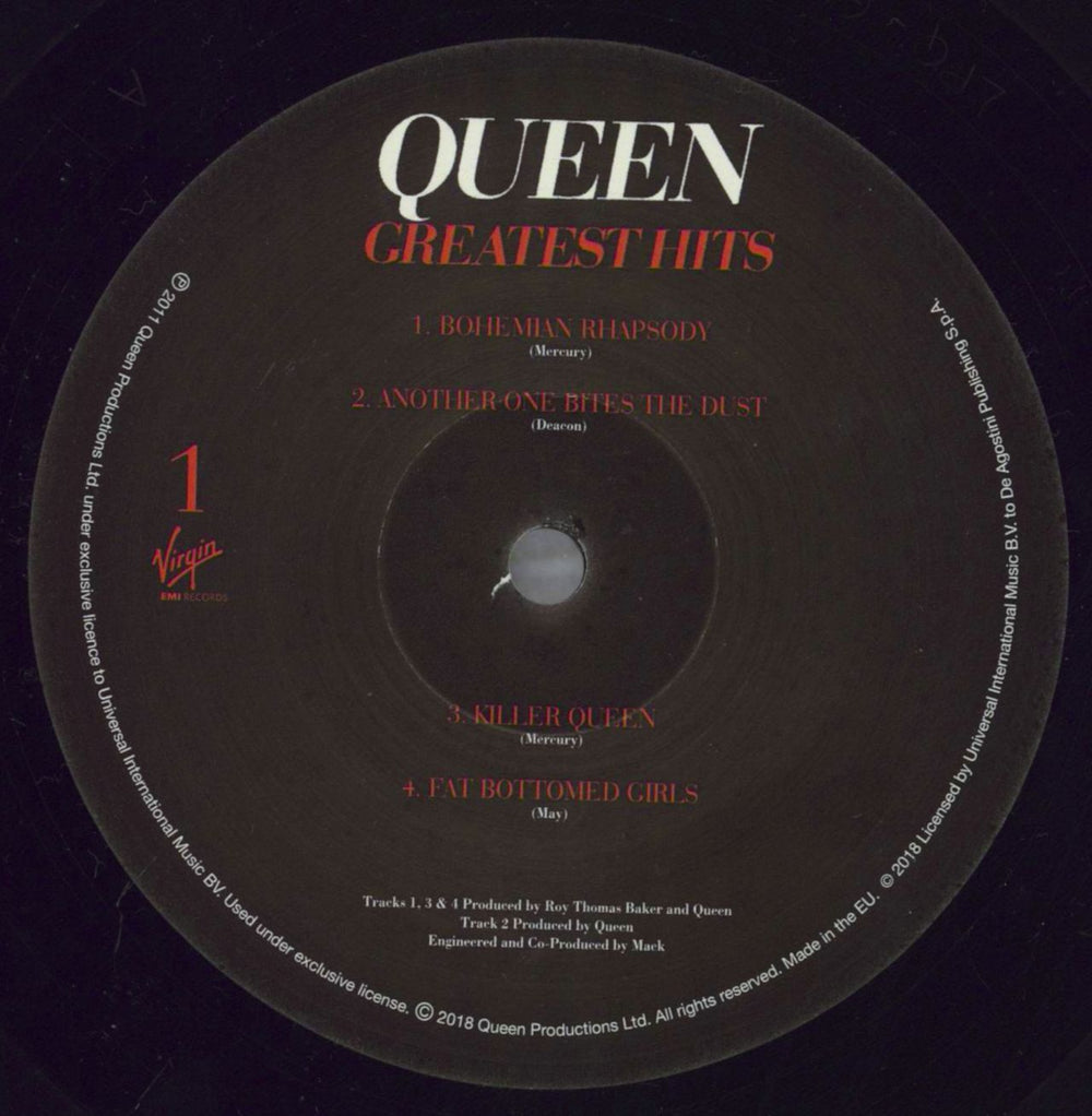 Queen Greatest Hits - 180gm - DeAgostini UK 2-LP vinyl record set (Double LP Album) QUE2LGR826338