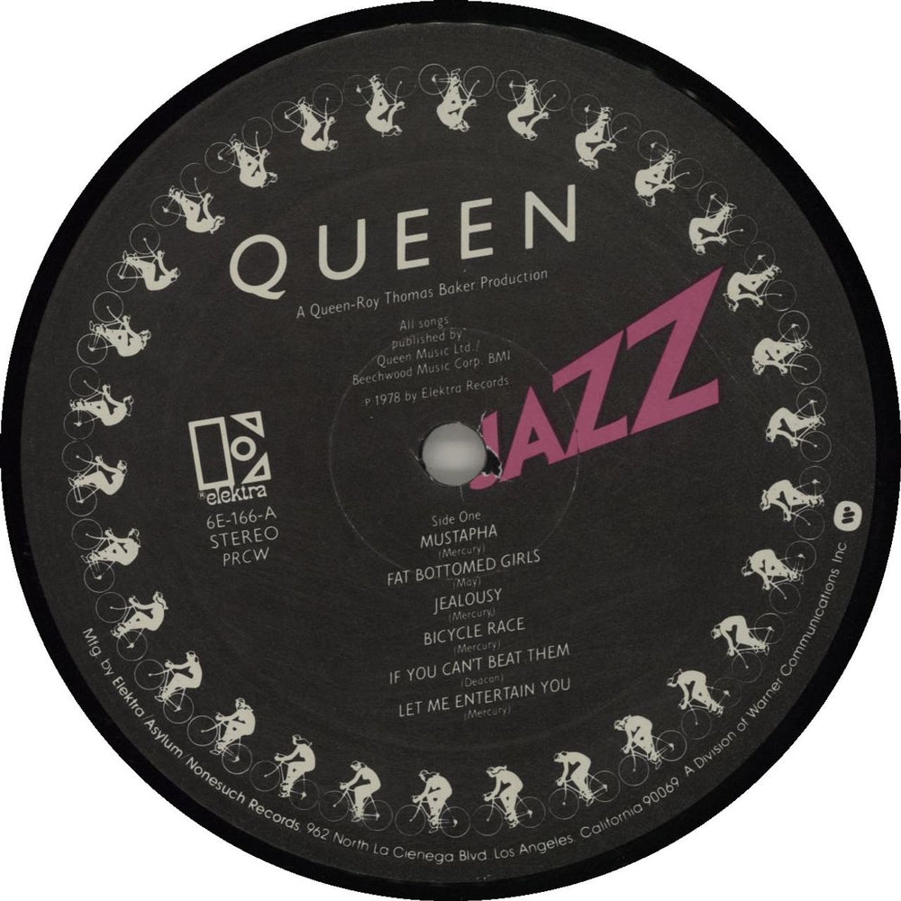 Queen Jazz + Poster Canadian vinyl LP album (LP record)