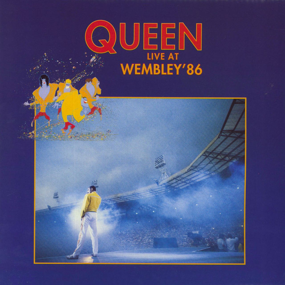 Queen Live At Wembley '86 UK 2-LP vinyl record set (Double LP Album) PCSP725