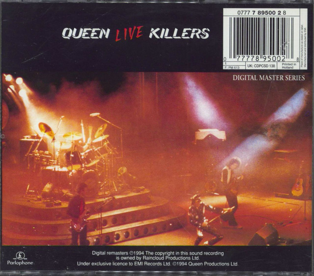 Queen Live Killers Dutch 2 CD album set (Double CD) 077778950028