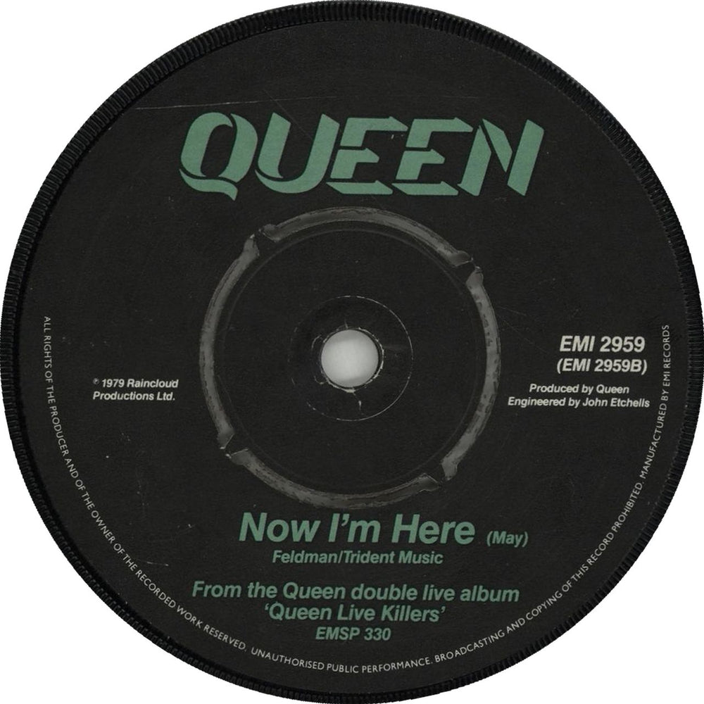 Queen Love Of My Life - EX UK 7" vinyl single (7 inch record / 45) QUE07LO634391