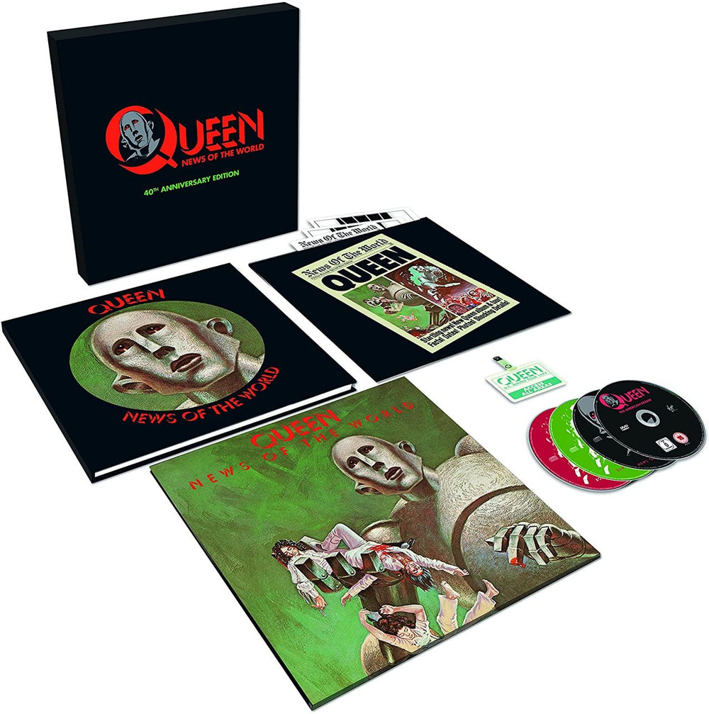 Queen News Of The World: 40th Anniversary Edition UK box set QUEBXNE734011