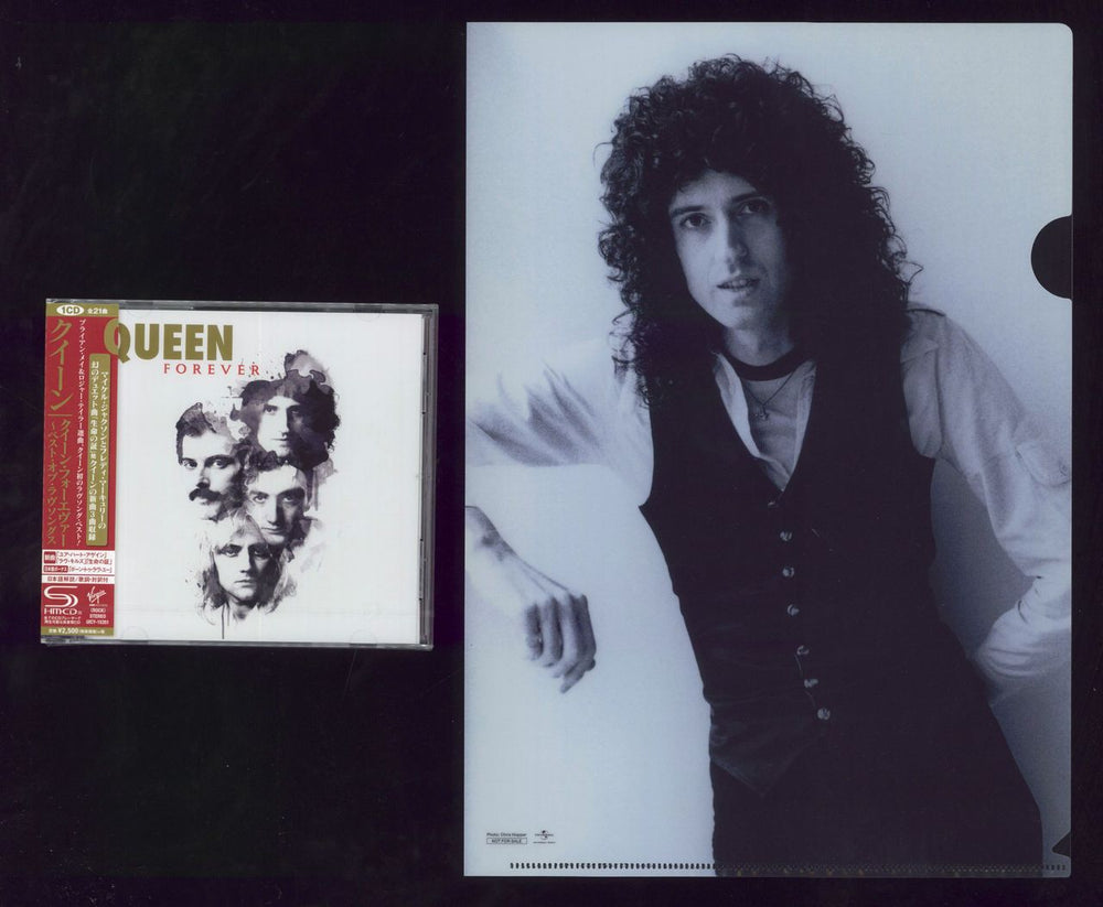 Queen Queen Forever + PVC Folder Japanese SHM CD UICY-15351