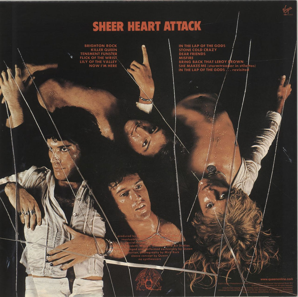 Queen Sheer Heart Attack - 180gram Red Vinyl UK vinyl LP album (LP record)