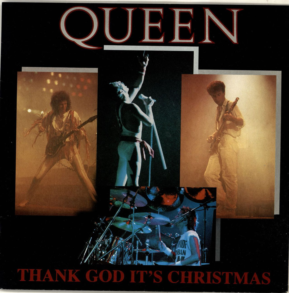 Queen Thank God It's Christmas - EX UK 12" vinyl single (12 inch record / Maxi-single) 12QUEEN5