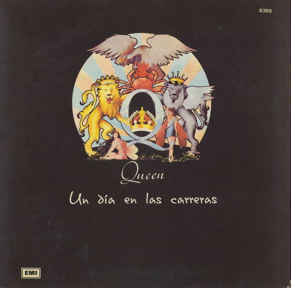 Queen Un Dia En La Carreras Argentinean vinyl LP album (LP record) 8366