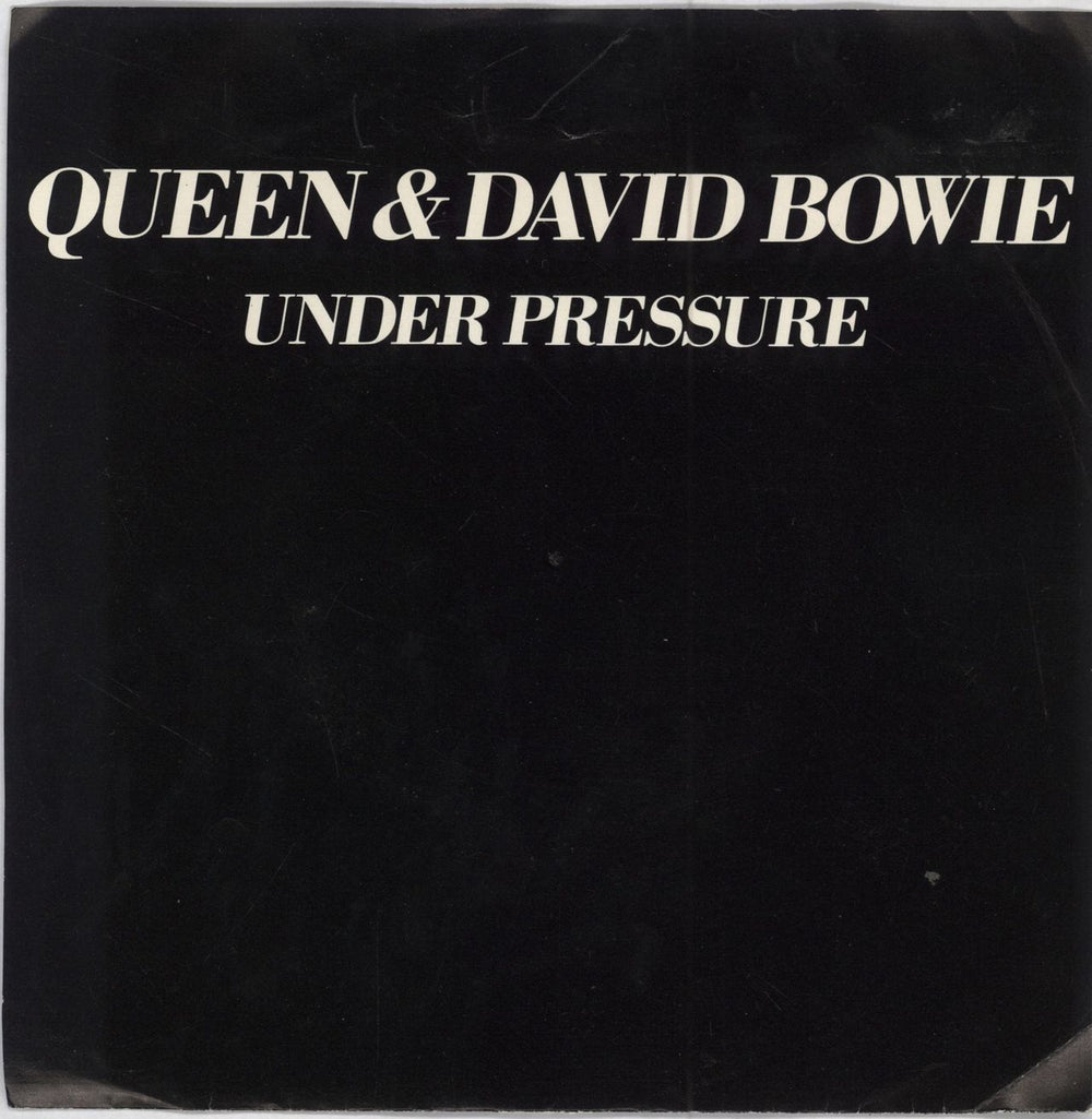 Queen Under Pressure South African 7" vinyl single (7 inch record / 45) EMIJ4370