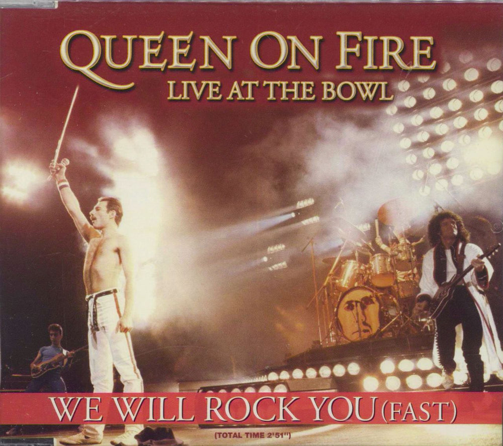 Queen We Will Rock You (Fast) Japanese Promo CD single (CD5 / 5") PCD-3030