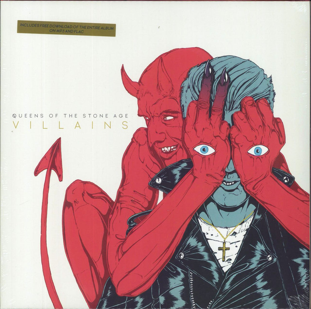 Queens Of The Stone Age Villians - Sealed UK 2-LP vinyl record set (Double LP Album) OLE-1125-1