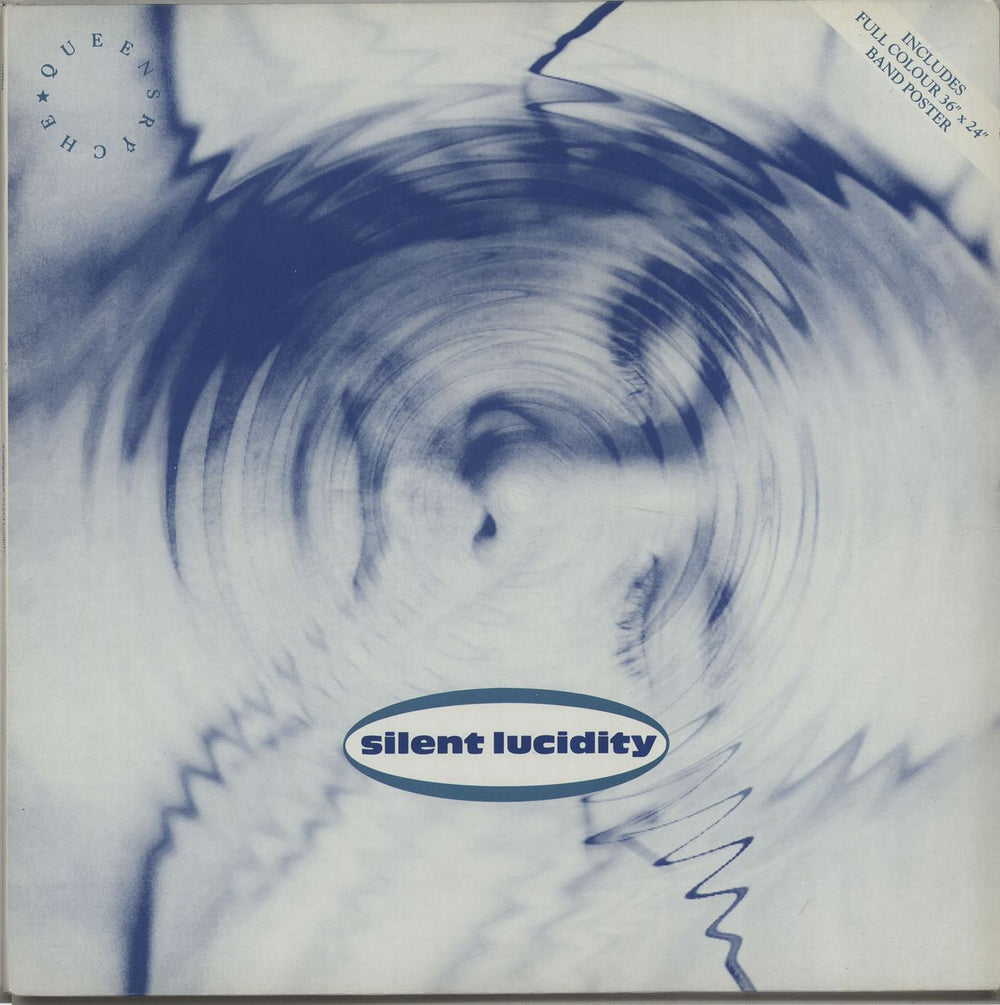 Queensryche Silent Lucidity + Poster UK 12" vinyl single (12 inch record / Maxi-single) 12MTP94