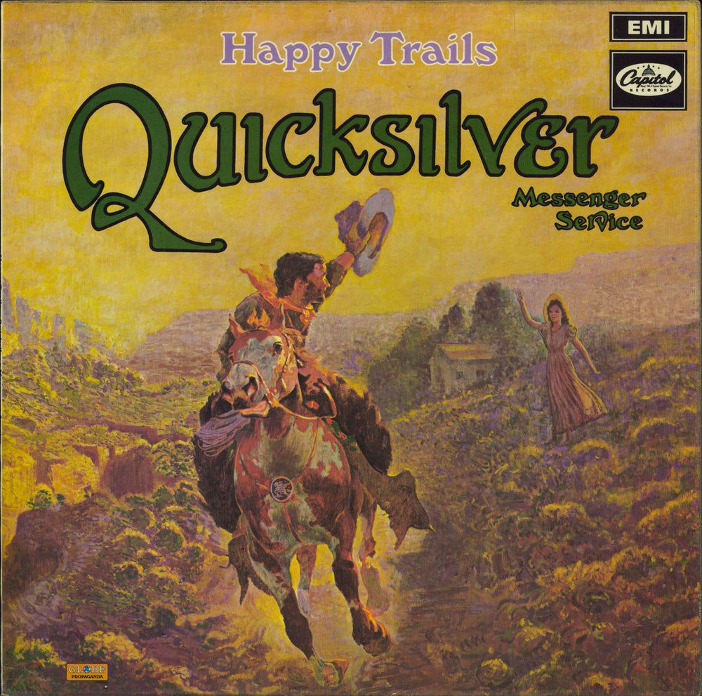 Quicksilver Messenger Service Happy Trails - 2nd - WOS UK vinyl LP album (LP record) E-ST120