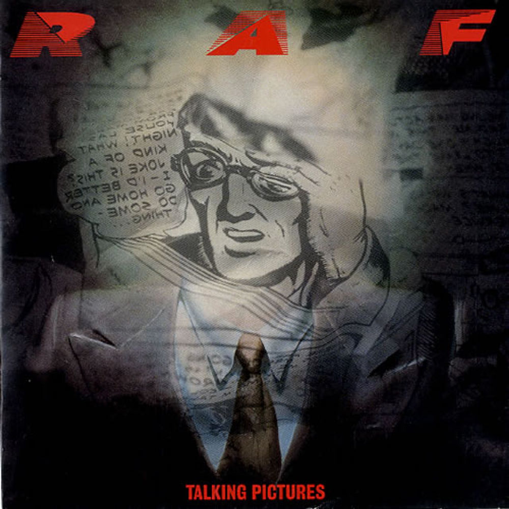 R.A.F. (Rock) Talking Pictures - A Label UK Promo 7" vinyl single (7 inch record / 45) AMS8148