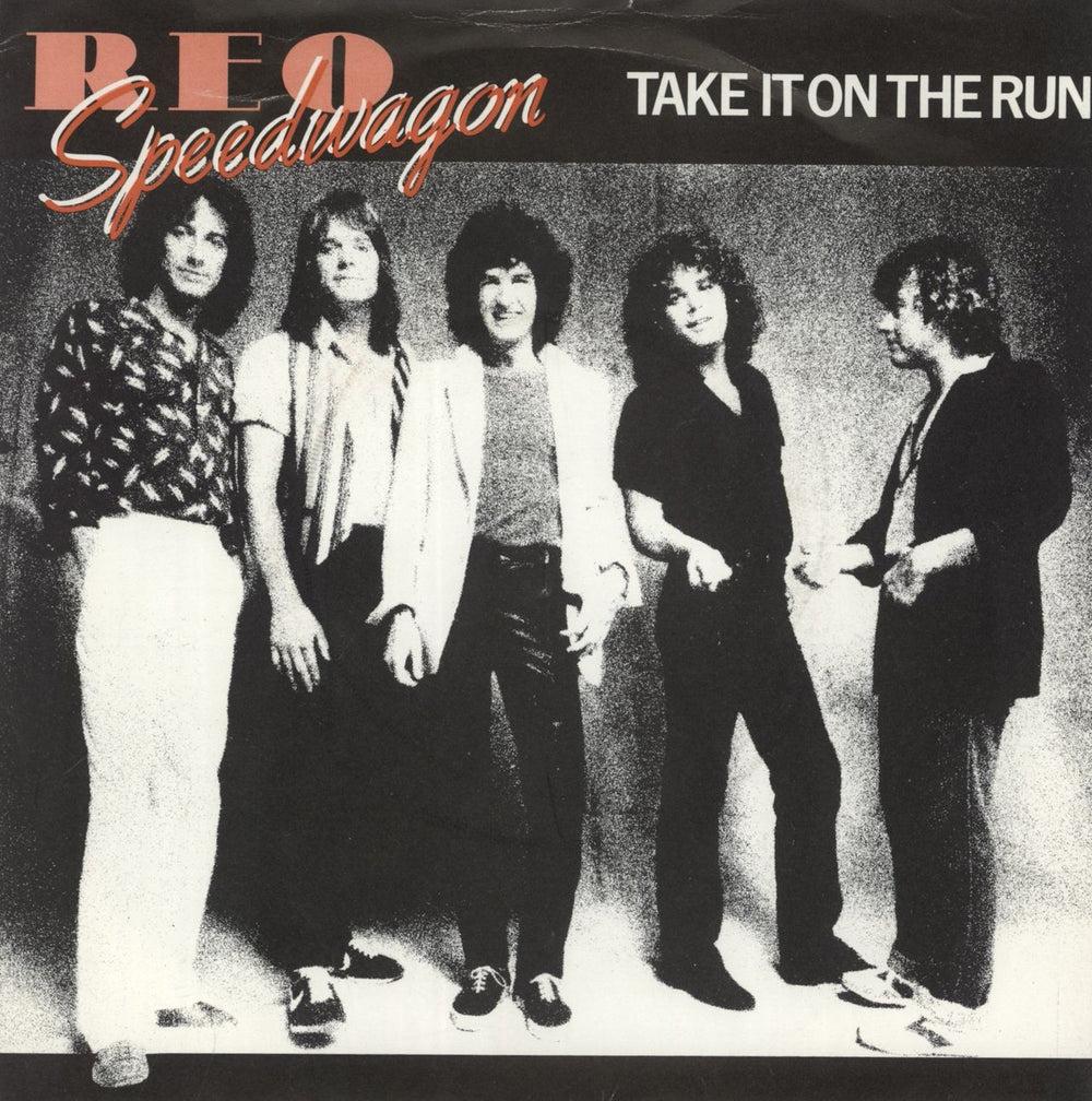 R.E.O. Speedwagon Take It On The Run - P/S UK 7" vinyl single (7 inch record / 45) EPCA1207