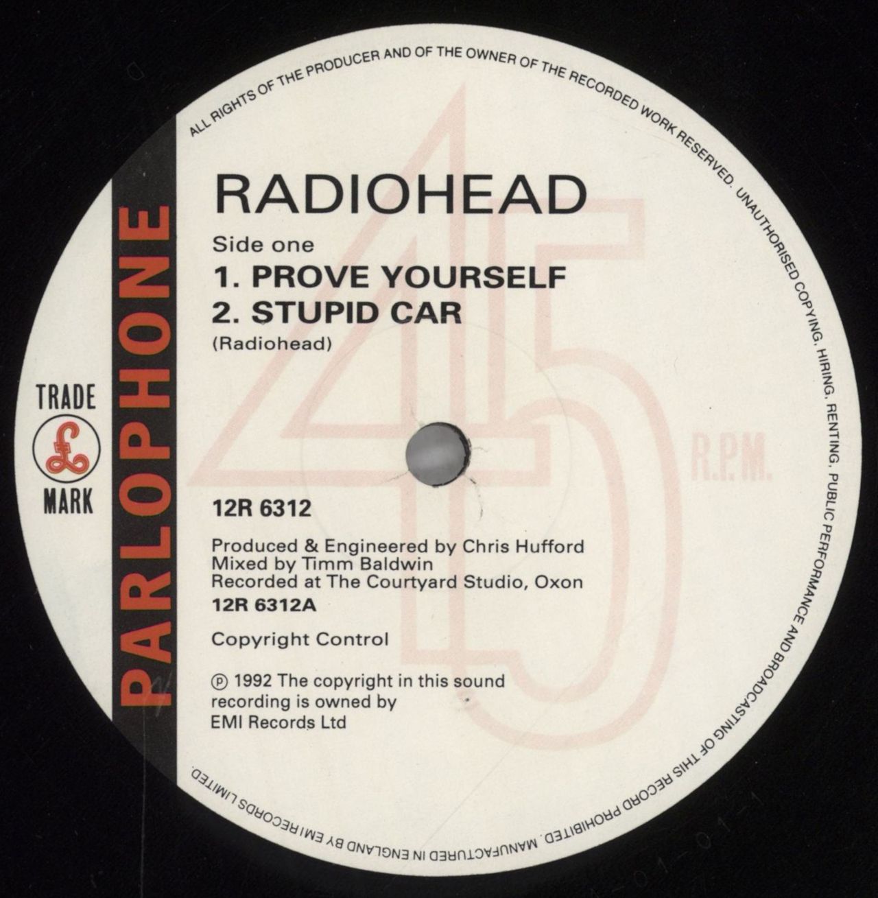 Radiohead Drill EP - G UK 12