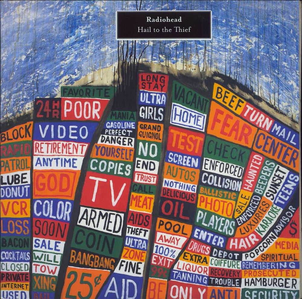 Radiohead Hail To The Thief - 1st - EX UK 2-LP vinyl record set (Double LP Album) 5845431