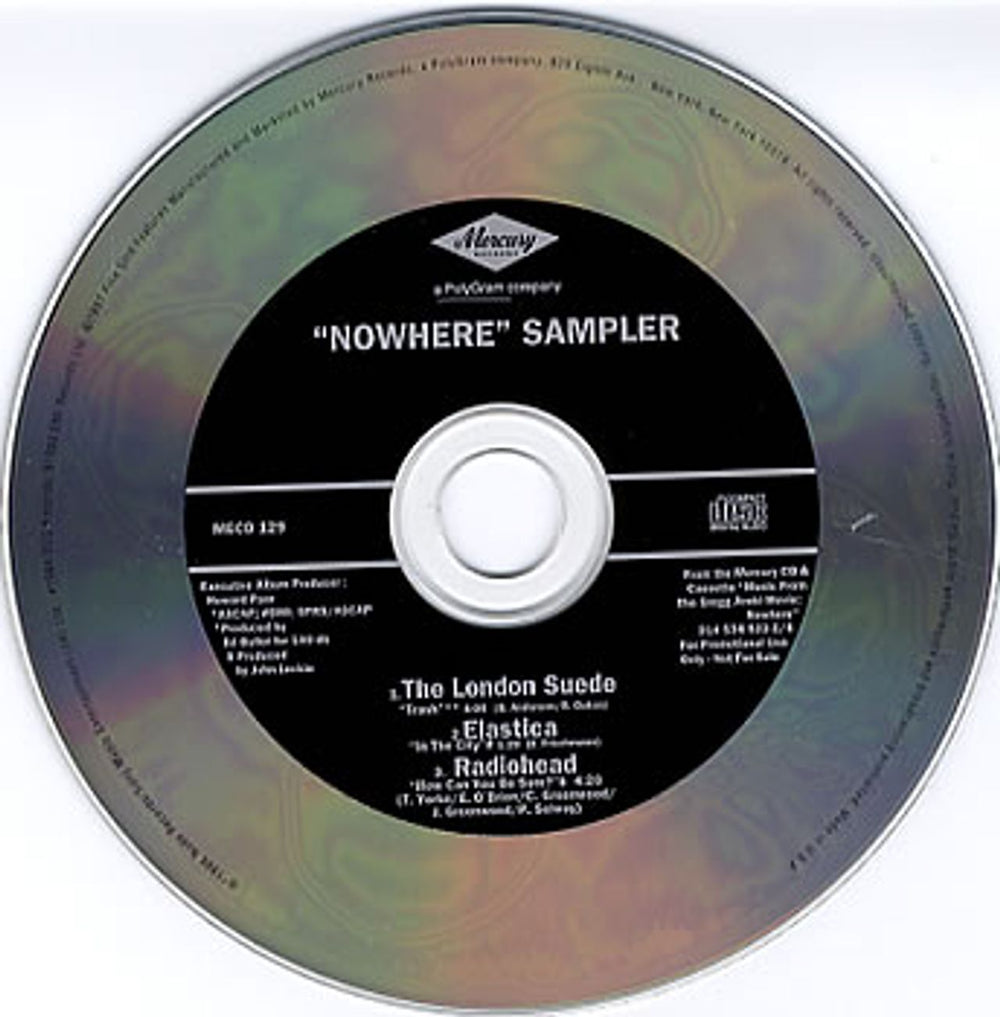 Radiohead How Can You Be Sure - Nowhere US Promo CD single (CD5 / 5") R-HC5HO92667