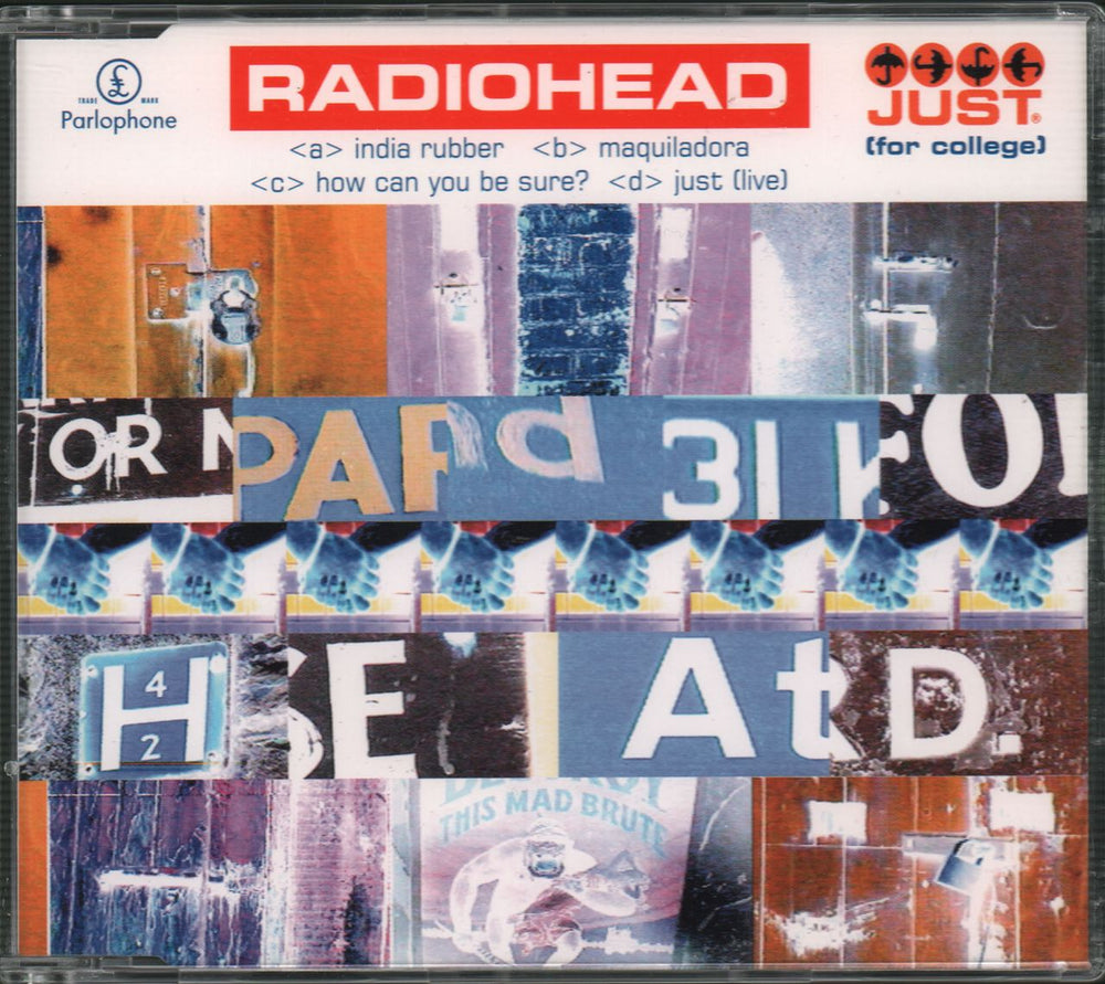 Radiohead Just (For College) UK Promo CD single (CD5 / 5") RHEADU.S.1