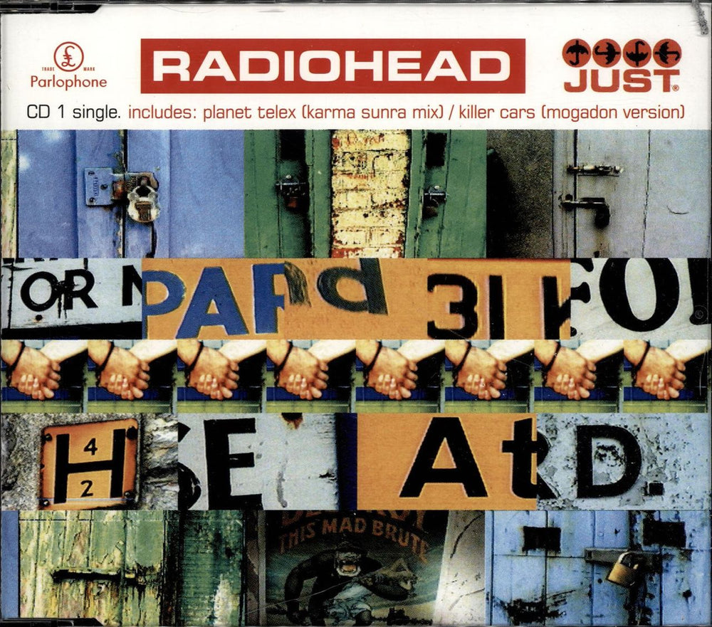 Radiohead Just - reissue UK 2-CD single set (Double CD single) CDR/S6415