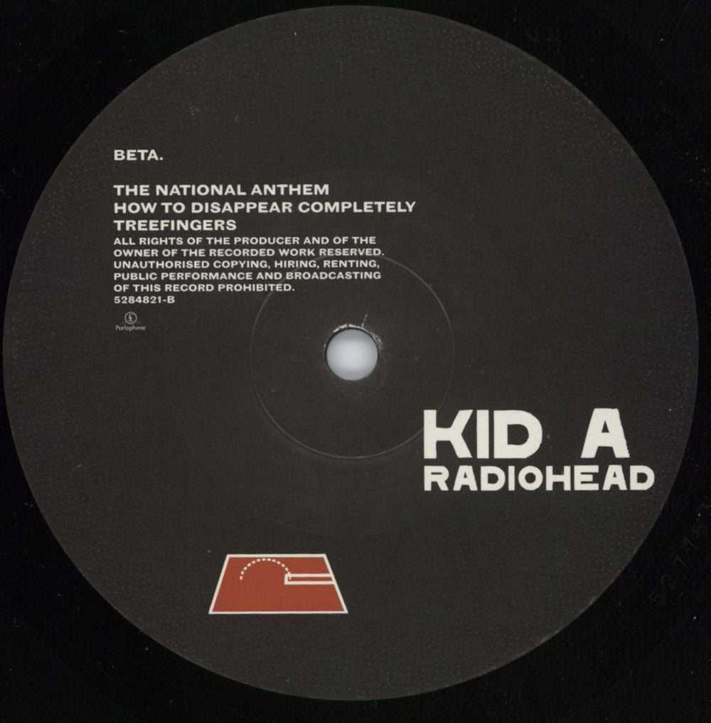 Radiohead Kid A UK 2-LP vinyl record set (Double LP Album) R-H2LKI776496